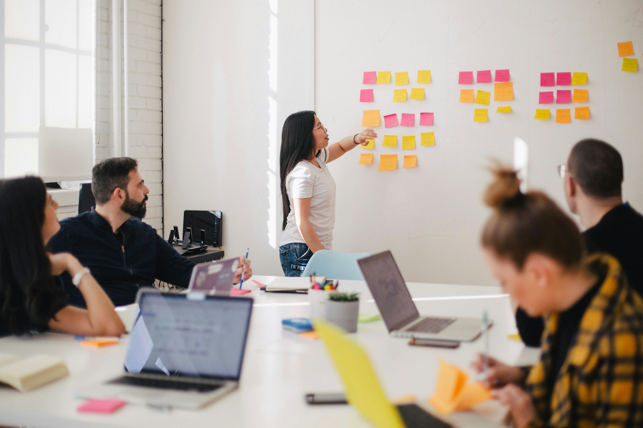 Product coach facilitating team planning